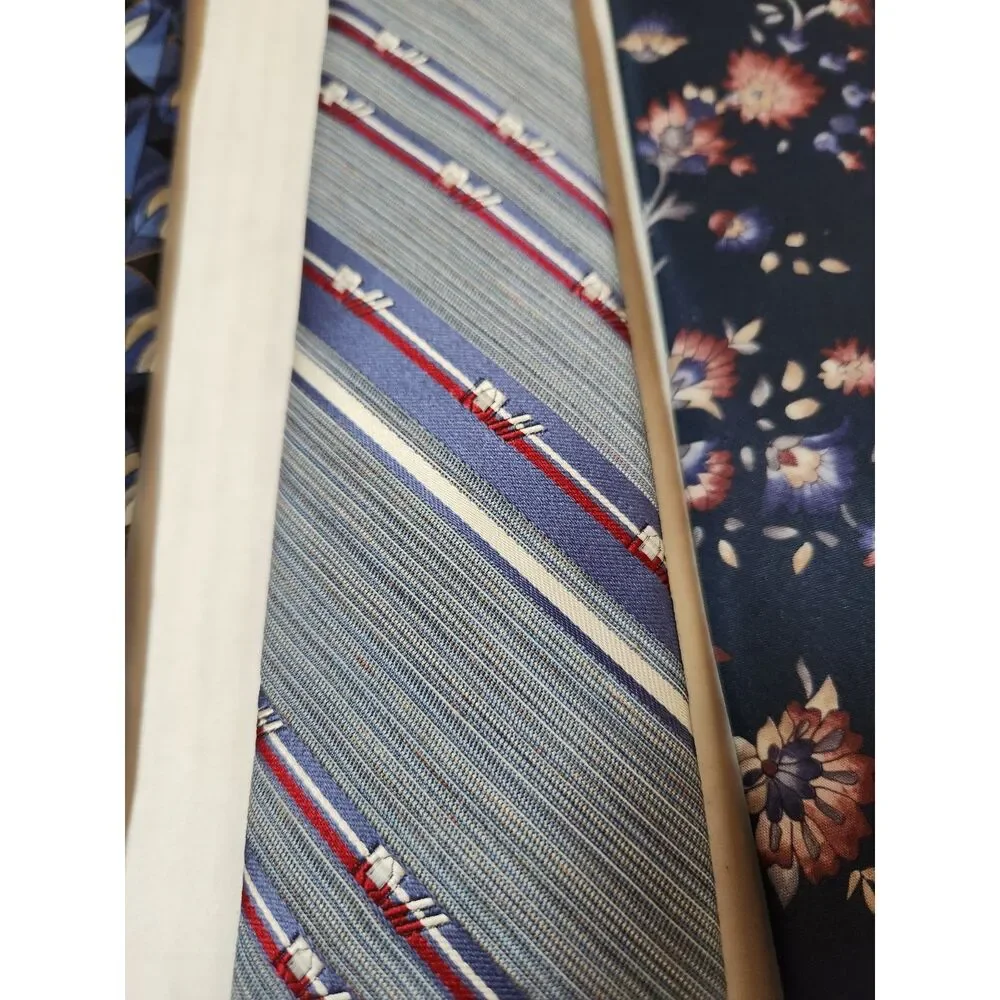 Men’s Polyester Tie Bundle (5) – Includes Vintage Wembley